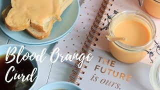 HOMEMADE BLOOD ORANGE CURD RECIPE  INTHEKITCHENWITHELISA [upl. by Melvena668]