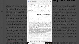 Trick Quickly Remove ALL Citations from the document  How to  Mark Citation in Word [upl. by Draillih]