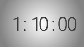 70 Minutes 1 hr 10 min countdown Timer  Beep at the end  Simple Timer  min [upl. by Willabella]