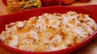 How To Make Cauliflower Gratin Recipe Holiday Christmas SideDishin With Di Recipe 24 [upl. by Turne]