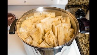 Como hacer tamales de rajas con queso how to [upl. by Oliva584]