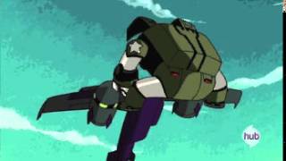 Transformers Animated Bulkhead VS Lugnut [upl. by Arlie]