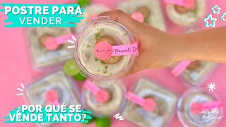 🍋 POSTRE fácil para VENDER 🍋 Postre en vaso para NEGOCIO sin horno💵 PAY o CARLOTA de limón económico [upl. by Caton]