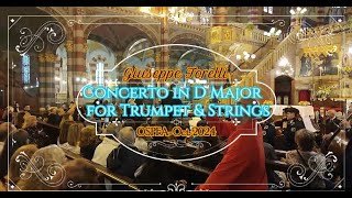 G Torelli Concerto in D Major for Trumpet amp Strings [upl. by Pietra768]