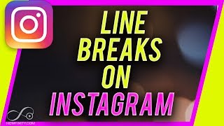 How to Create Spaces in Your Instagram Captions [upl. by Eilatan]