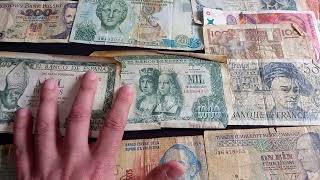 I Bought A COOL Bundle With PreEURO Banknotes  Banknote Unboxing  Episode 240 [upl. by Daisey]