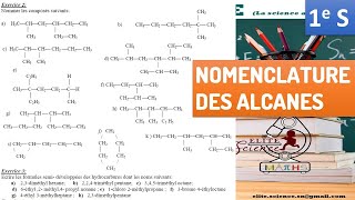 1eSCHIMIE Nomenclature des ALCANES et FSD à partir de noms [upl. by Gordie]