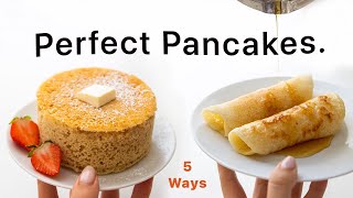 The BEST Pancake Recipes I have ever tried vegan amp easy [upl. by Reema]