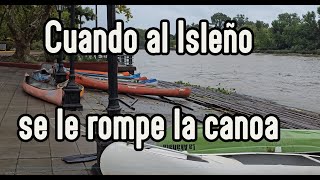 Cuando los Isleños no preveen las mareas y se le rompen las canoas La soluciòn [upl. by Langsdon2]