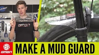 How To Make A Mudguard For Your Mountain Bike  MTB Maintenance [upl. by Eittah626]