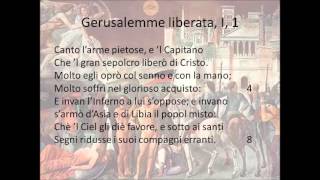 Il proemio della Gerusalemme liberata [upl. by Ayisan724]