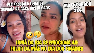 BIA CHAGAS PASSOU O FINAL DE SEMANA NOS IRMÃOS IRMÃ DA BIA SE EMOCIONA AO FALAR DA MÃE 😢 [upl. by Averill896]