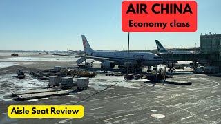 Air China Economy Class Review  Long Haul  Aisle Seat  Beijing to Rome  Boeing 787 [upl. by Dnalerb]