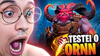 TESTEI O ORNN JUNGLE NO SERVIDOR DE TESTES DO WILD RIFT [upl. by Nryhtak]