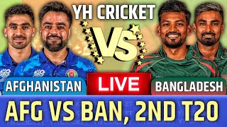 bangladesh vs afghanistan live match score  ban vs afg live 2nd t20 match today [upl. by Ottie428]