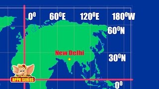 Learn About Planet Earth  Latitude and Logitude [upl. by Adelice]