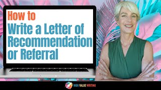 Write a POWERFUL Letter of Recommendation That Gets Results [upl. by Barnabas]