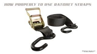 How To Use Ratchet Straps Like a Pro [upl. by Fortna]