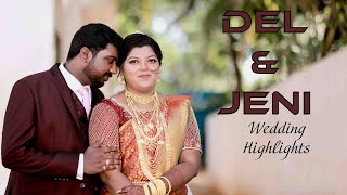 Nagercoil Christian Wedding Highlights  Del amp Jenisha [upl. by Anyl]