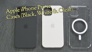 Apple iPhone 12 amp 12 Pro Silicon Cases amp Clear Case [upl. by Ydualc]