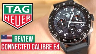 TAG Heuer Connected Calibre E4 Review  The most luxurious smartwatch out there [upl. by Ynaffet]