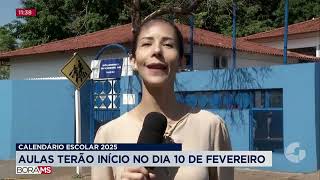 CALENDÁRIO ESCOLAR 2025 AULAS TERÃO INÍCIO NO DIA 10 DE FEVEREIRO [upl. by Tanhya81]