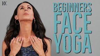 Beginners Face Yoga To Lift Your Skin Naturally [upl. by Pietra]