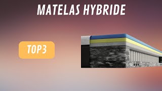 MEILLEUR MATELAS HYBRIDE 2024 TOP3 [upl. by Ybeloc170]