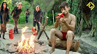 Primitive Technology CRAFTING a Zombie Meat Harvester [upl. by Esilrahc]