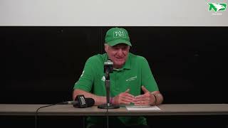 UND Football  Bubba Schweigert Postgame  83124 [upl. by Goer]