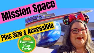 Mission Space  Fat Friendly Epcot  Plus Size Ride Review  Accessible  Sensory [upl. by Sheffy]