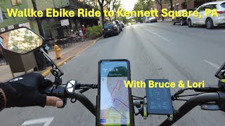 Wallke Ebike Ride to Kennett Square PA   22 [upl. by Asseram]