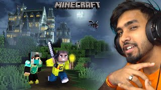 EXPLORING HAUNTED TECHNO GAMERZ CASTLE IN MINECRAFT [upl. by Rese]