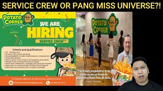 🔴 POTATO CORNER HIRING ISSUE [upl. by Gavrila131]