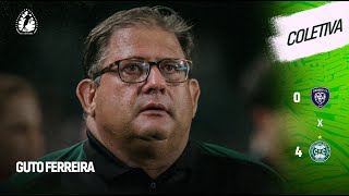 CIANORTE 0 X 4 CORITIBA  PARANAENSE 2024  COLETIVA GUTO FERREIRA [upl. by Ahseen]