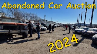 Abandoned car auction 2024 [upl. by Atinet]