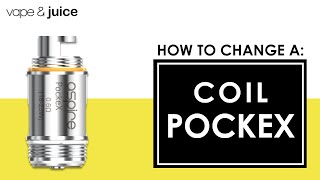 Tutorial how to change a coil on an Aspire Pockex I Vape amp Juice [upl. by Fuhrman]