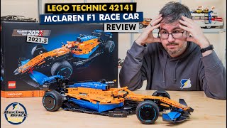 LEGO Technic 42141 McLaren F1 20215 race car detailed building review [upl. by Berthoud898]