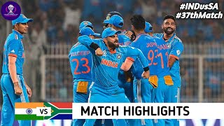 India vs South Africa World Cup 2023 37th Match Highlights 2023  IND vs SA 37th ODI Highlights [upl. by Baecher]