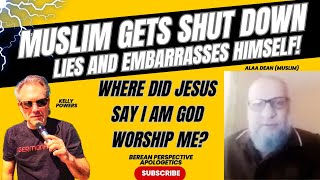 Muslim Challenges Christian to Debate Gets Shut Down Lies and Embarrasses Himself and Leaves [upl. by Sybyl628]