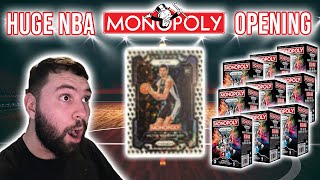 HUGE NBA MONOPOLY CASE HIT NBA Monopoly Prizm Blasters [upl. by Alderson]