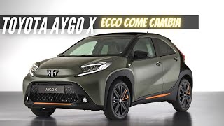 Nuova Toyota Aygo X 2022 Esterni Interni e Motori [upl. by Ettennaj]