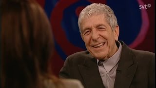 Interview with Leonard Cohen and Anjani Thomas  SVTNRKSkavlan [upl. by Meela632]