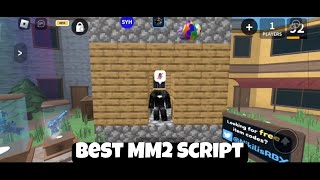 How to get Minecraft blocks in MM2 tutorial  Symphony Hub Best MM2 script [upl. by Elah]