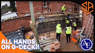 BEST SCAFFOLD EVER  ALL HANDS ON G DECK [upl. by Adlare545]