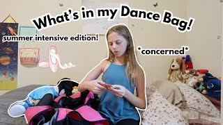 Whats in my Dance Bag summer intensive edition [upl. by Viole]