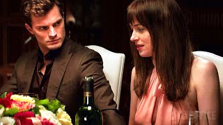 quotNot under the table Christianquot  Fifty Shades of Grey  CLIP [upl. by Immot]