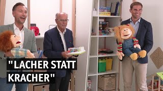 quotLacher statt Kracherquot Spende an Kinderklinik erfolgreich eingesetzt [upl. by Enimzzaj515]