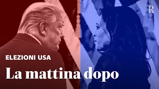 Elezioni Usa 2024 la mattina dopo [upl. by Ailedua261]