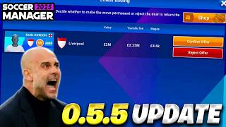 IMPORTANT UPDATE 055 FOR SOCCER MANAGER 2025 [upl. by Colombi349]